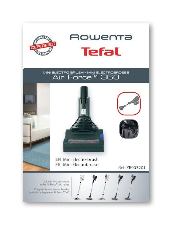 Mini électro-brosse Rowenta Air Force 360 - Aspirateur balai 