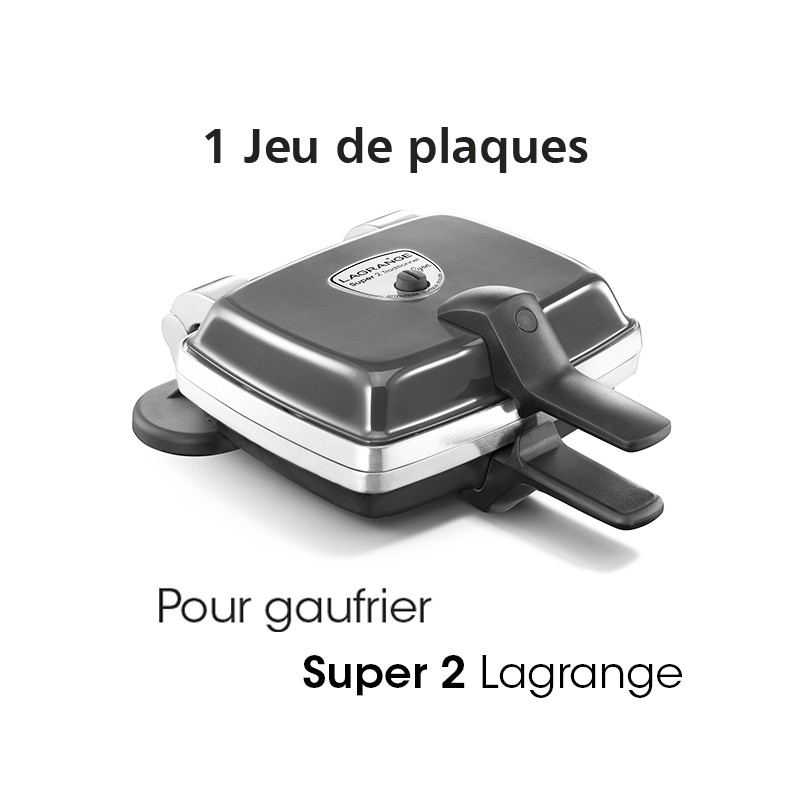 LAGRANGE Gaufrier Premium Super 2 Gaufres + Croque monsieur 039461