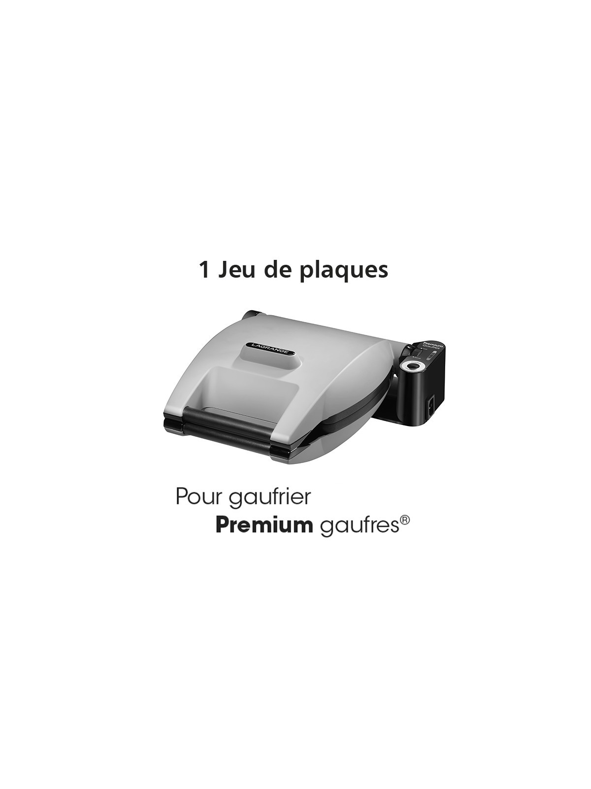 Plaques croque-monsieur Lagrange Fest'y / Premium Gaufres - Gaufrier