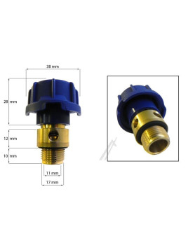 Bouchon de sécurité Philips GC7510 / GC7520 / GC7521 - Centrale vapeur