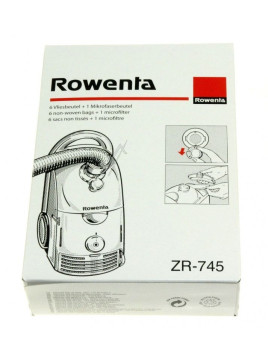 4 Sacs Rowenta Hygiene Plus ZR200520 (RO6485EA / RO6883EA) : :  Cuisine et Maison