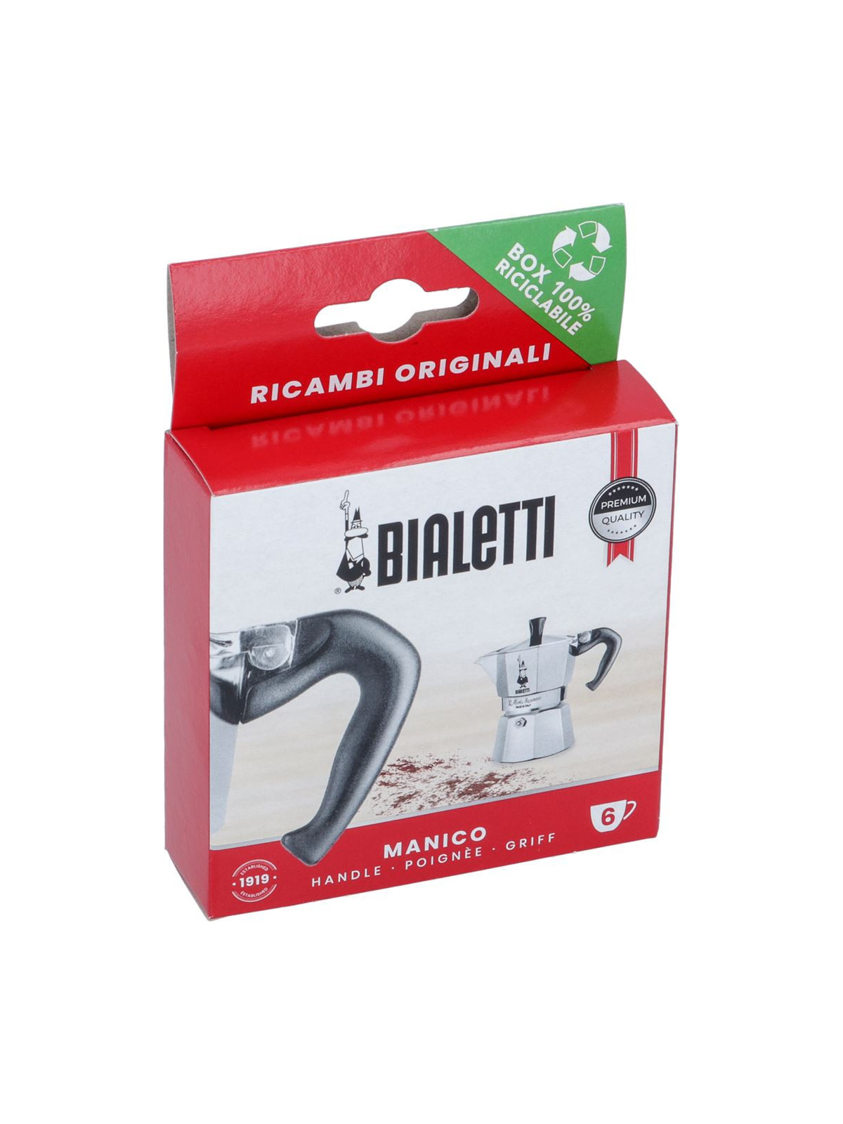 Poignée 6 tasses Bialetti Moka Express - Cafetière