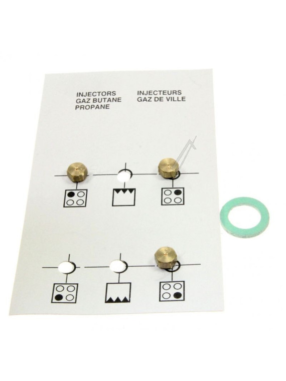 Kit injecteur gaz butane pour table de cuisson / cuisinière Beko