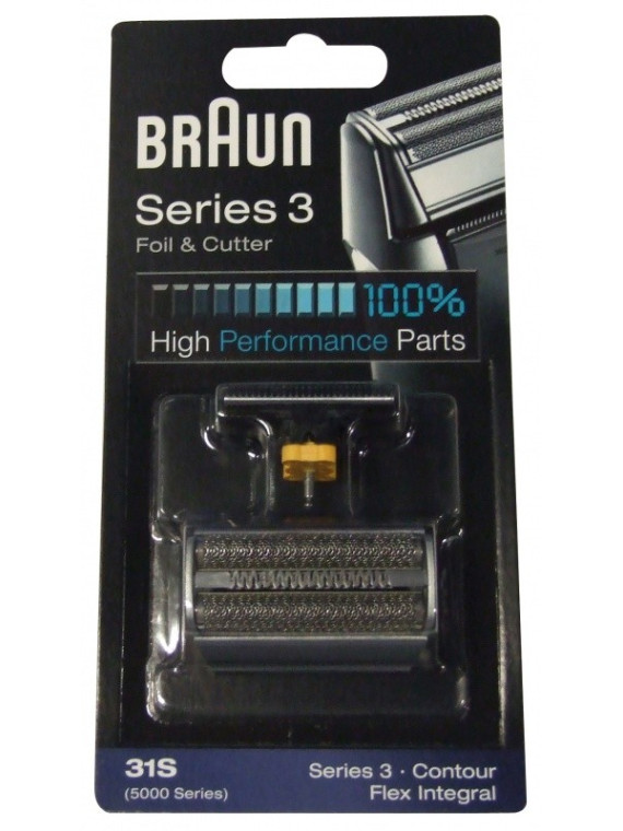 Combipack grille silver + couteaux Braun 5000 / 6000 series - Rasoir